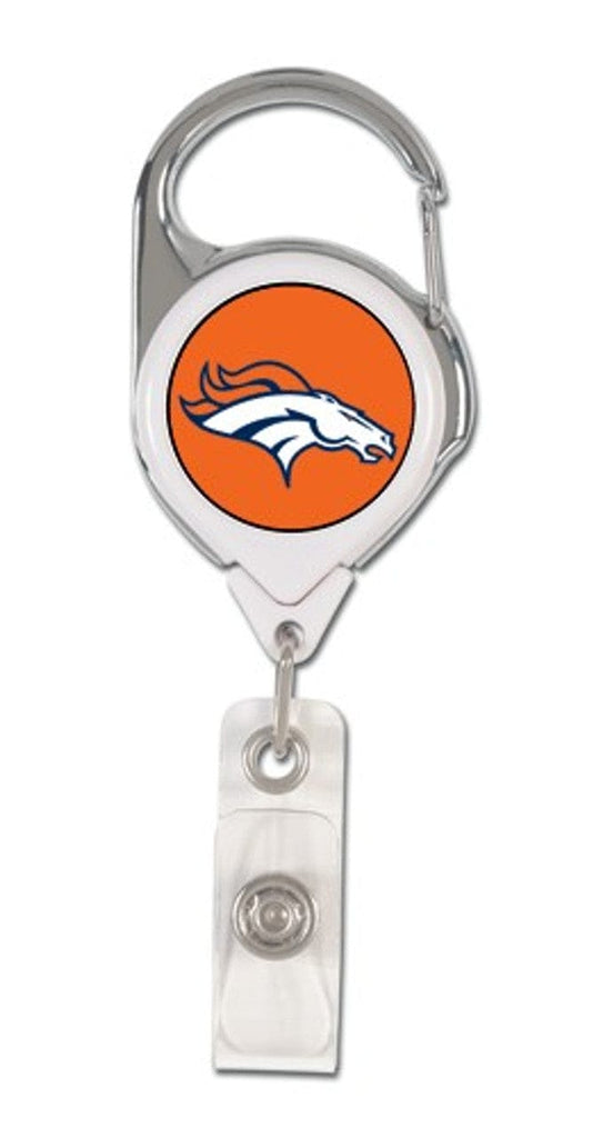 Badge Holders Denver Broncos Retractable Premium Badge Holder 032085473967