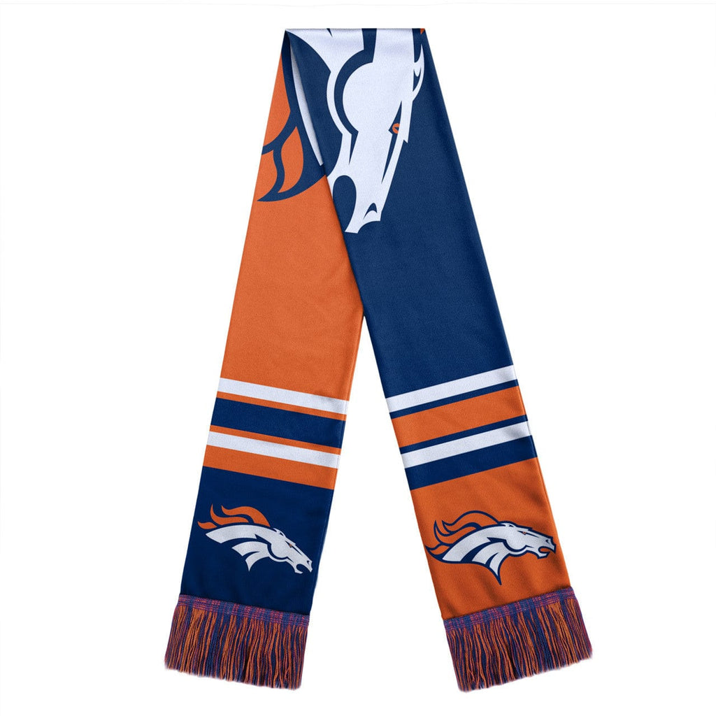 Scarf Colorblock Big Logo Style Denver Broncos Scarf Colorblock Big Logo Design 191418968300