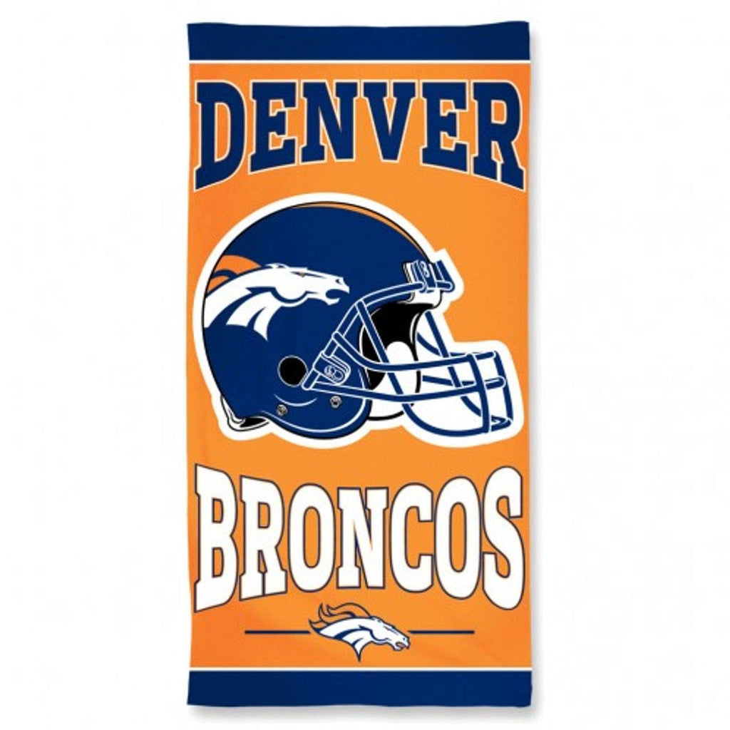 Towel Beach 30x60 Denver Broncos Towel 30x60 Beach Style 099606187437