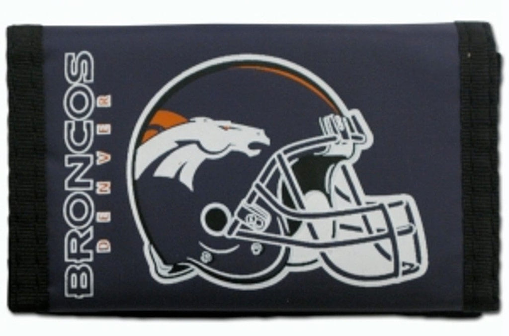 Wallet Nylon Trifold Denver Broncos Wallet Nylon Trifold 024994994077