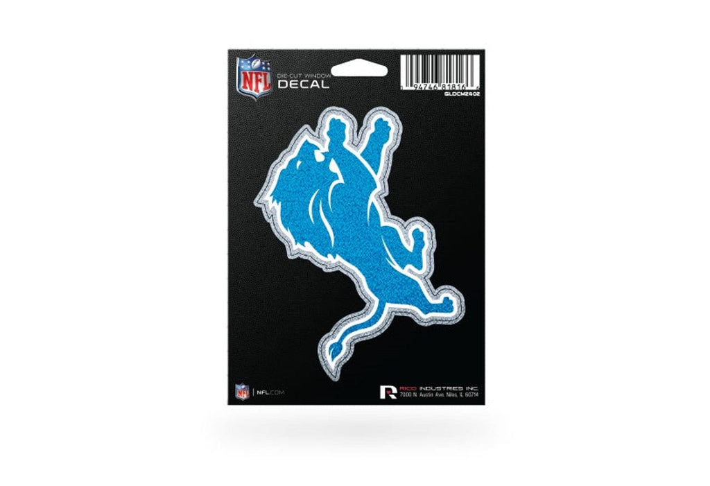 Decal 5x5 Die Cut Bling Detroit Lions Decal 5x5 Die Cut Bling 767345349262