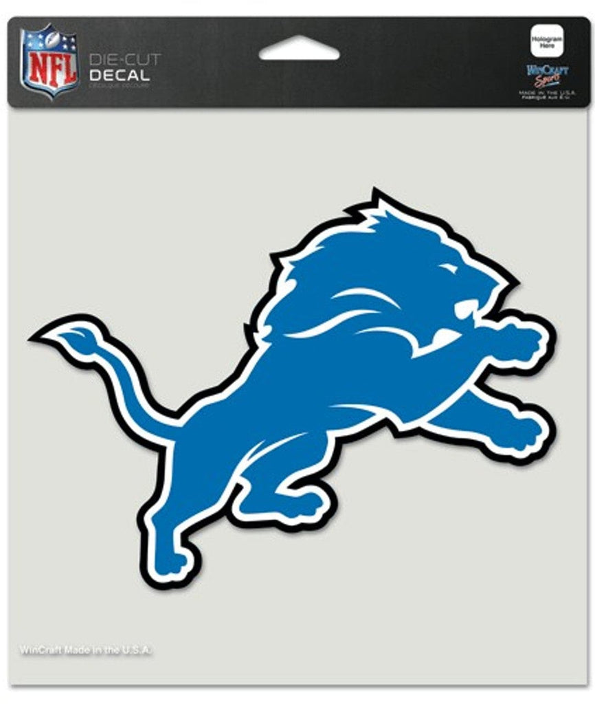 Decal 8x8 Perfect Cut Color Detroit Lions Decal 8x8 Die Cut Color 032085807823