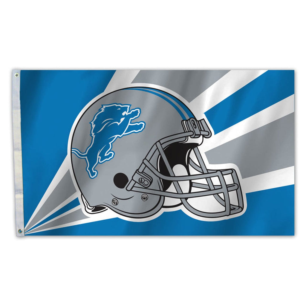 Flag 3x5 Detroit Lions Flag 3x5 Helmet Design 2018 023245942478