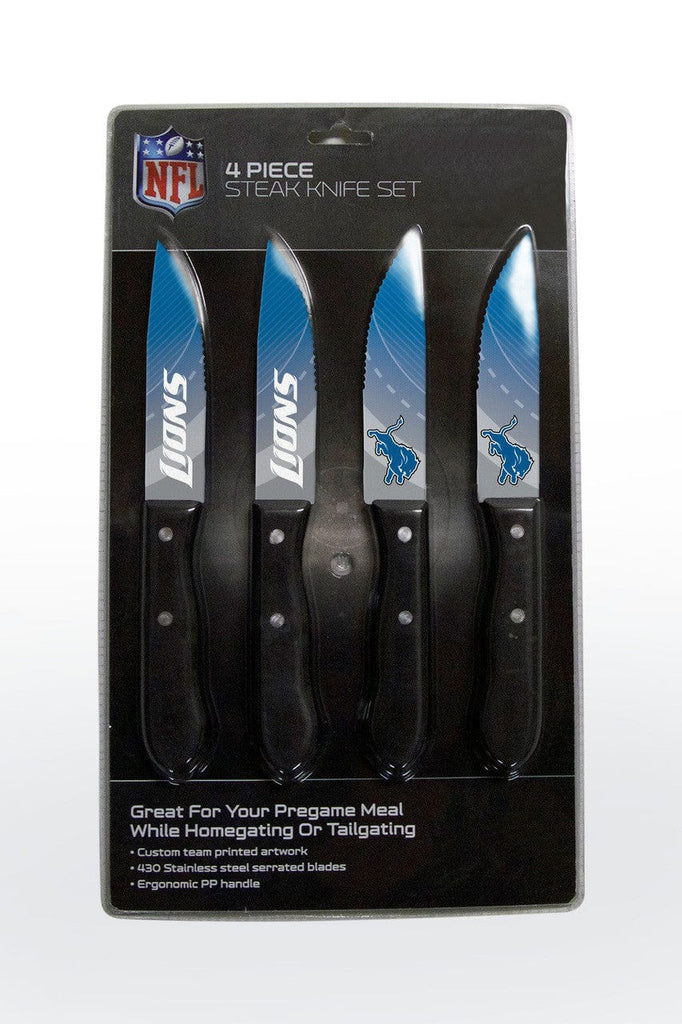 Knife Set Steak 4 Pack Detroit Lions Knife Set - Steak - 4 Pack 771831102118