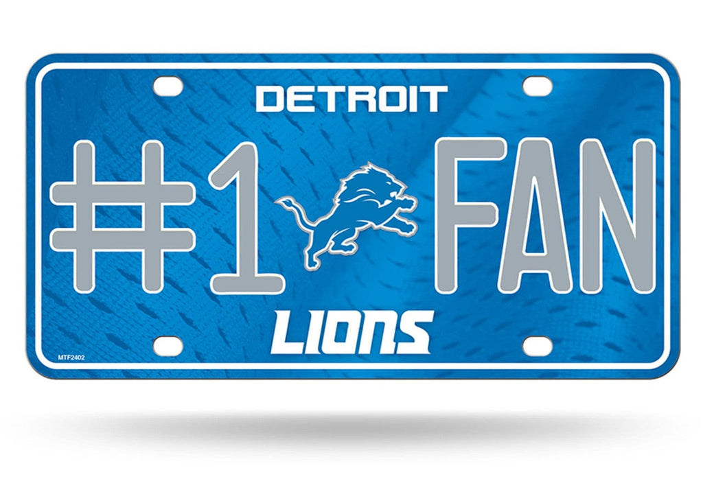 License Plate #1 Fan Detroit Lions License Plate #1 Fan 767345349385