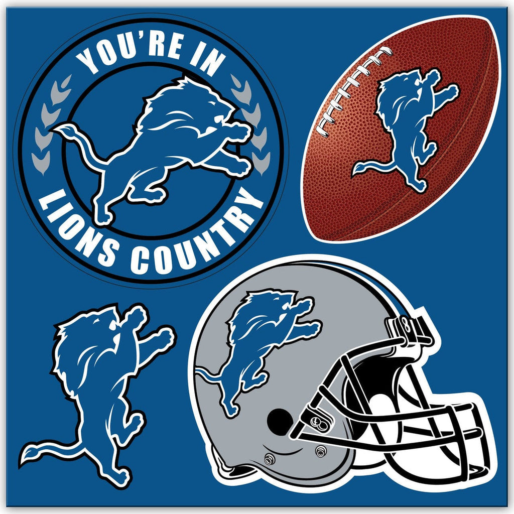 Detroit Lions Detroit Lions Magnet Kit 4 Piece CO 023245986212