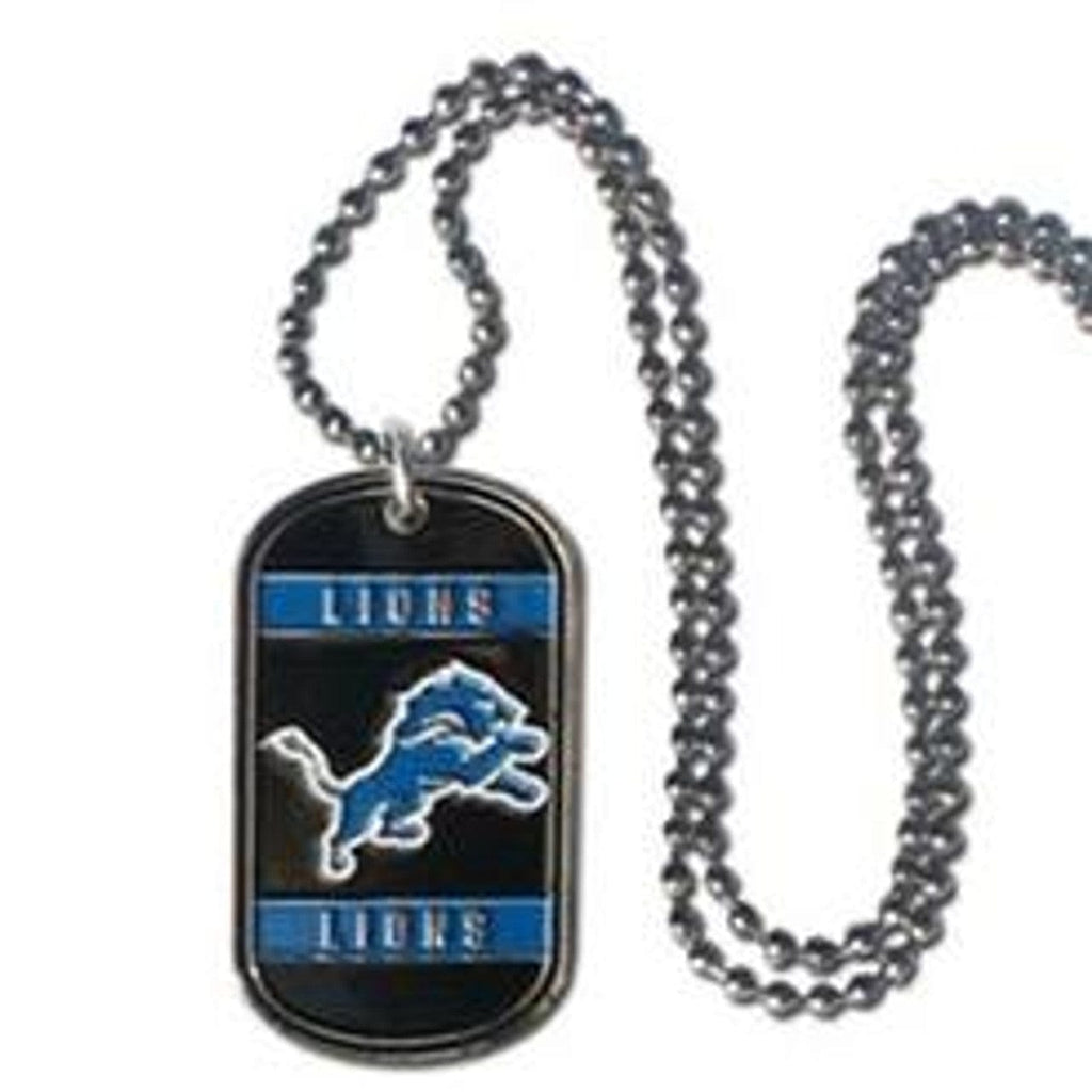 Jewelry Necklace Tag Style Detroit Lions Necklace Tag Style 754603125539