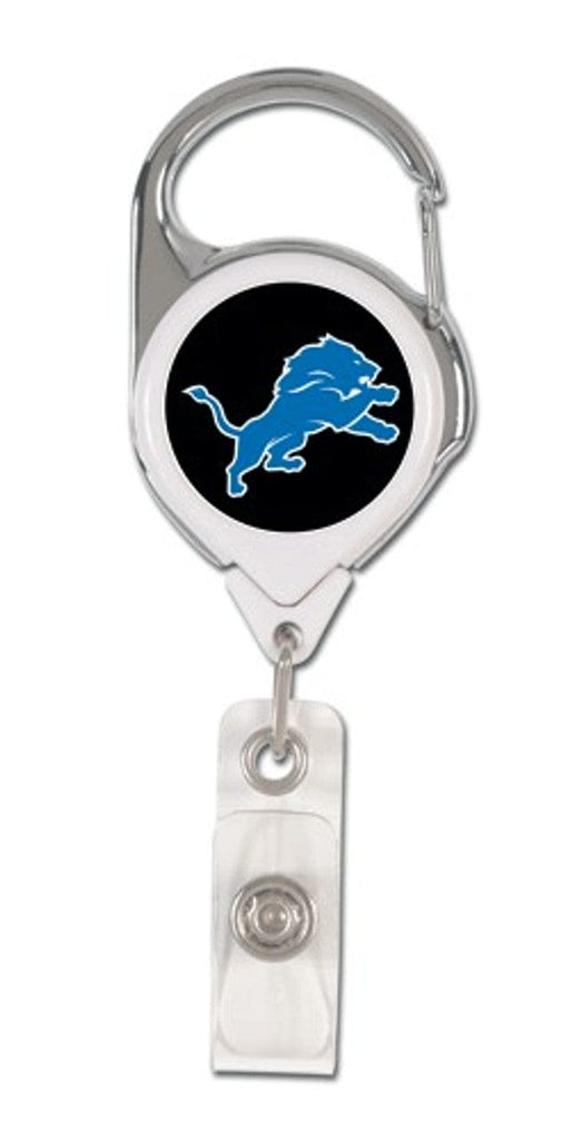 Badge Holders Detroit Lions Retractable Premium Badge Holder 032085473974