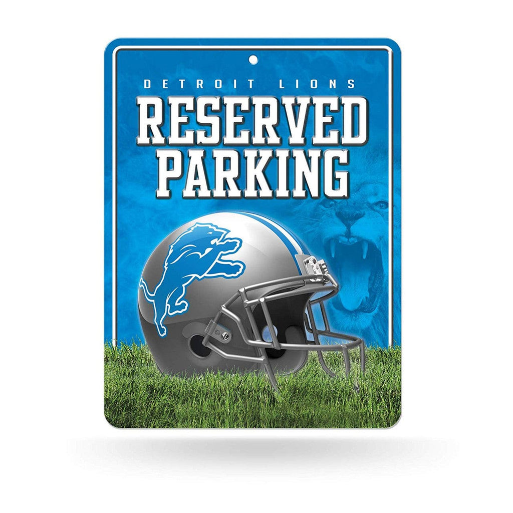 Sign Metal Parking Detroit Lions Sign Metal Parking - Special Order 767345349422