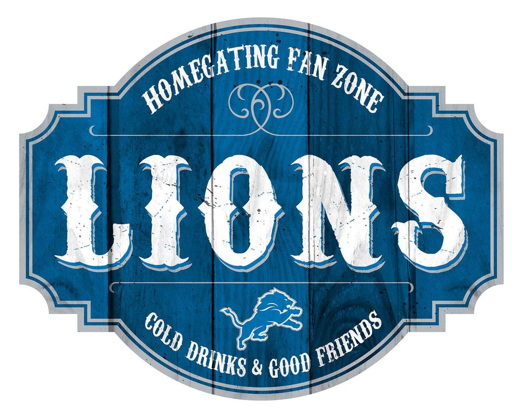 Signs Detroit Lions Sign Wood 12 Inch Homegating Tavern 878461181480