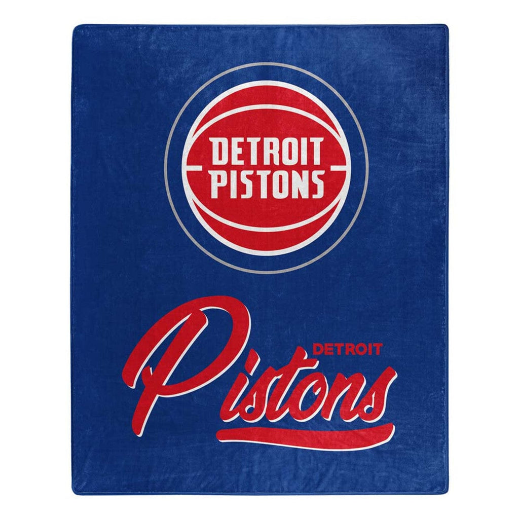 Blankets 50x60 Raschel Detroit Pistons Blanket 50x60 Raschel Signature Design 190604269771
