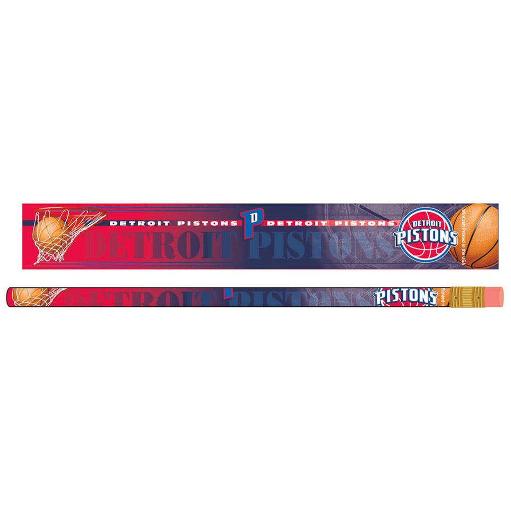 Pencil 6 Pack Detroit Pistons Pencil 6 Pack - Special Order 032085156198