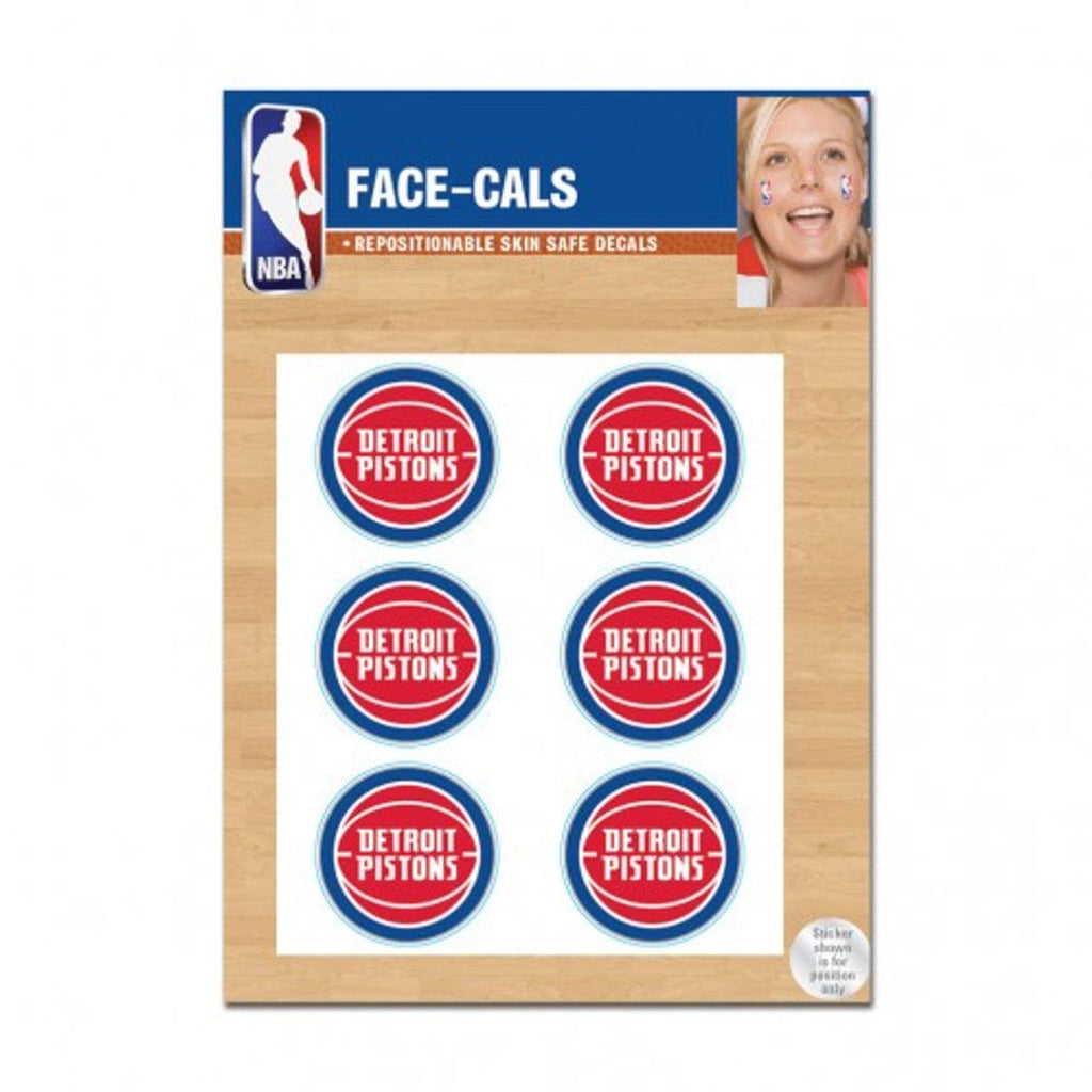 Face Cals Detroit Pistons Tattoo Face Cals Special Order 614934675229