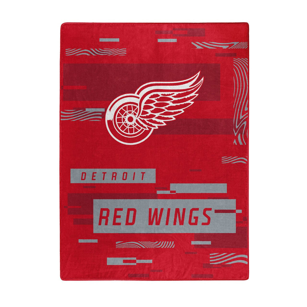 Blankets Detroit Red Wings Blanket 60x80 Raschel Digitize Design 190604333854