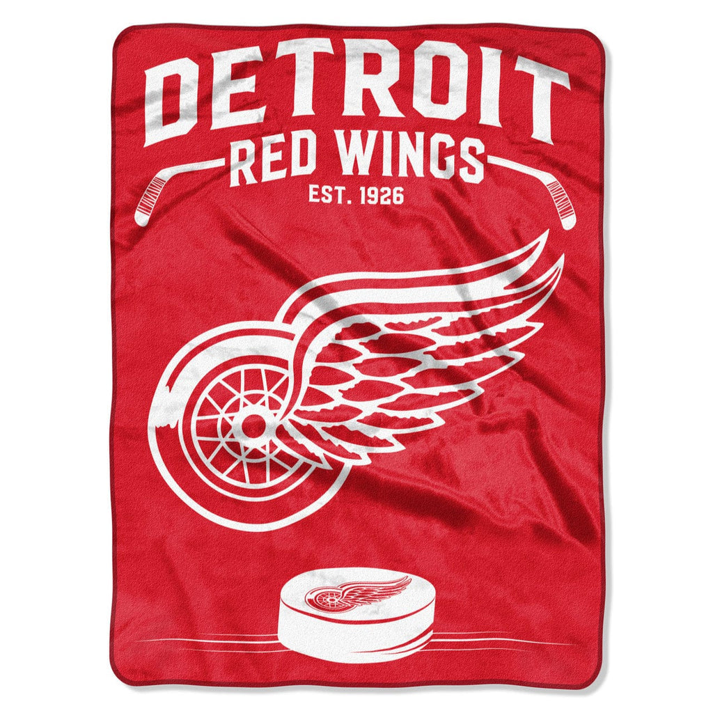 Blankets 60x80 Raschel Detroit Red Wings Blanket 60x80 Raschel Inspired Design 087918800359