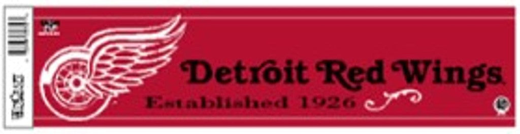 Decal 3x12 Bumper Strip Style Detroit Red Wings Bumper Sticker 032085133328