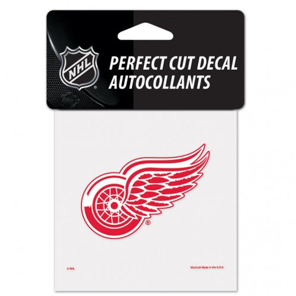 Decal 4x4 Perfect Cut Color Detroit Red Wings Decal 4x4 Perfect Cut Color 032085218643