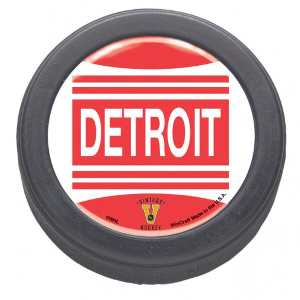 Balls Hockey Puck Detroit Red Wings Domed Hockey Puck - Packaged - Vintage - Special Order 032085765024