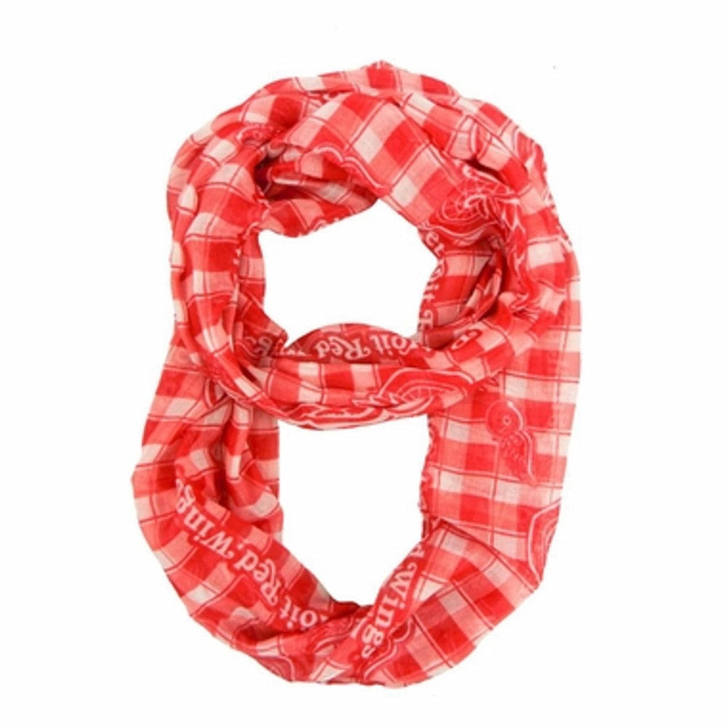 Scarf Infinity Style Detroit Red Wings Infinity Scarf - Plaid 686699654955