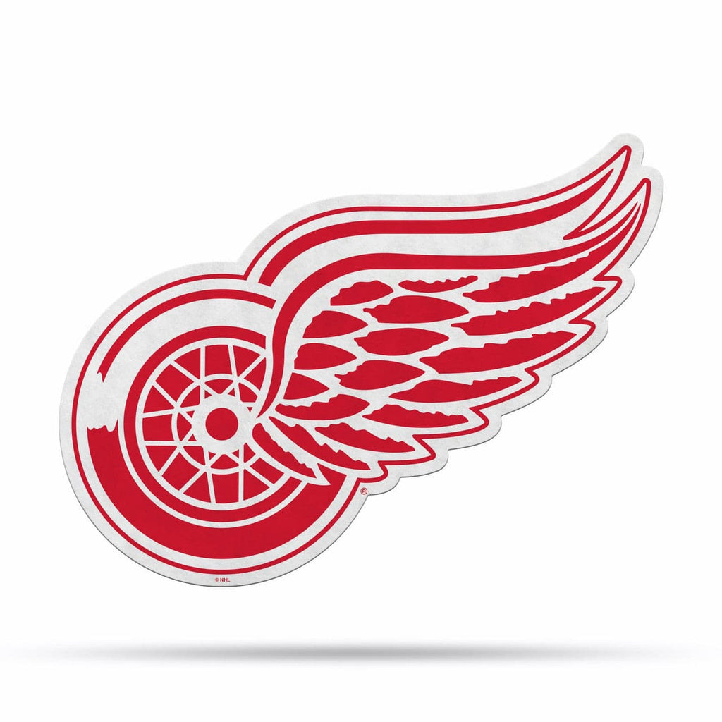 Shape Cut Pennant Detroit Red Wings Pennant Shape Cut Logo Design 767345791559