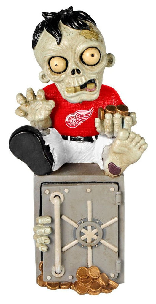 Detroit Red Wings Detroit Red Wings Zombie Figurine Bank CO 887849520162