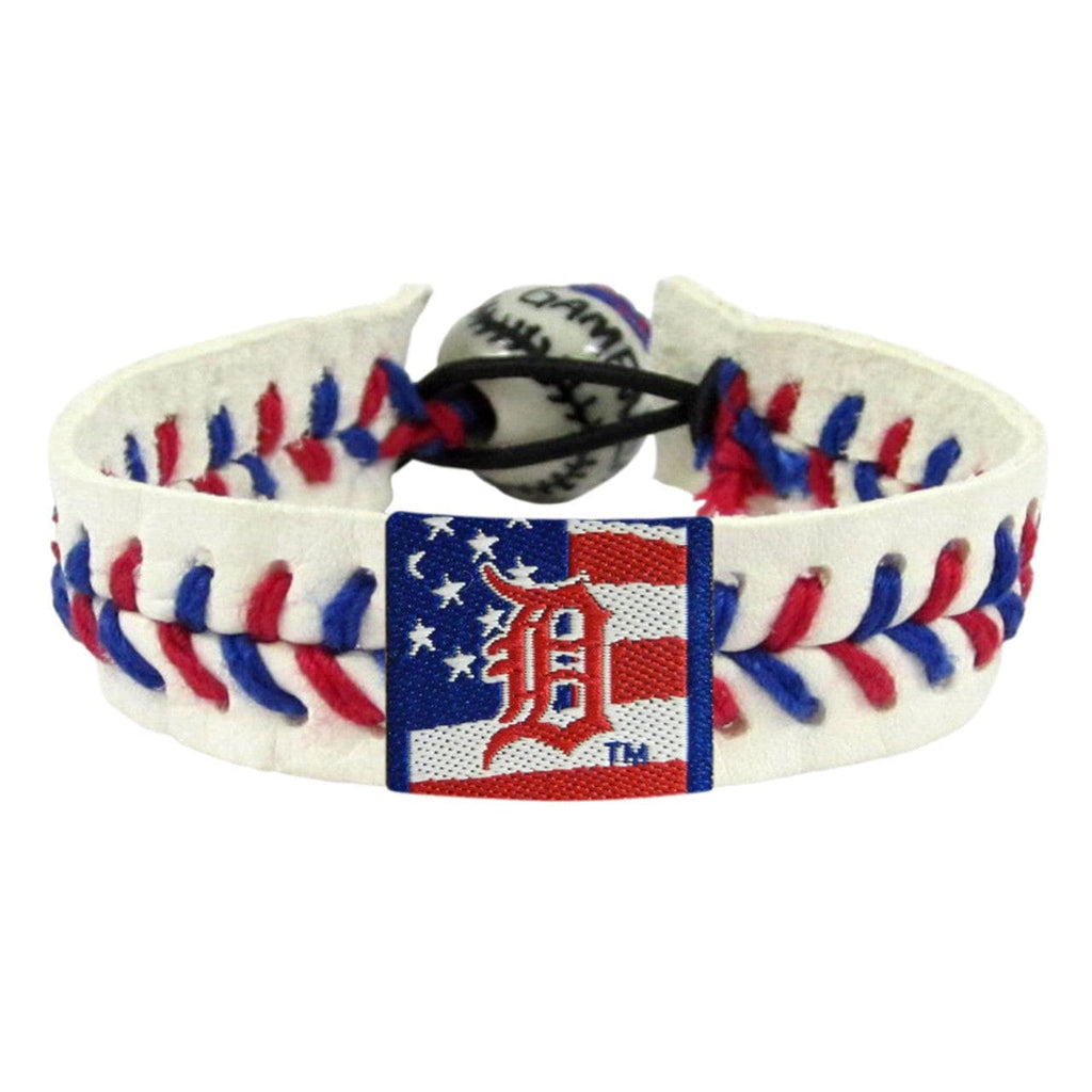 Detroit Tigers Detroit Tigers Bracelet Baseball Stars and Stripes CO 844214016064