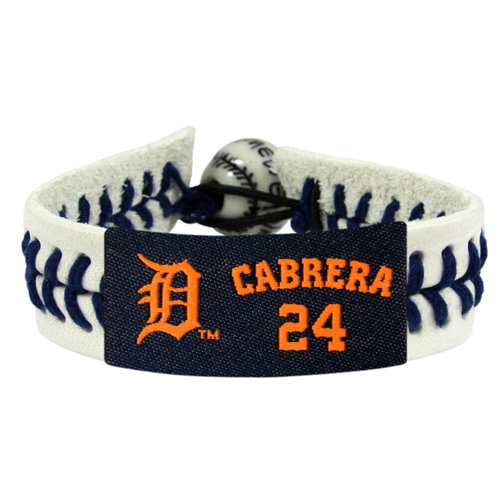 Detroit Tigers Detroit Tigers Bracelet Genuine Baseball Miguel Cabrera CO 877314002866