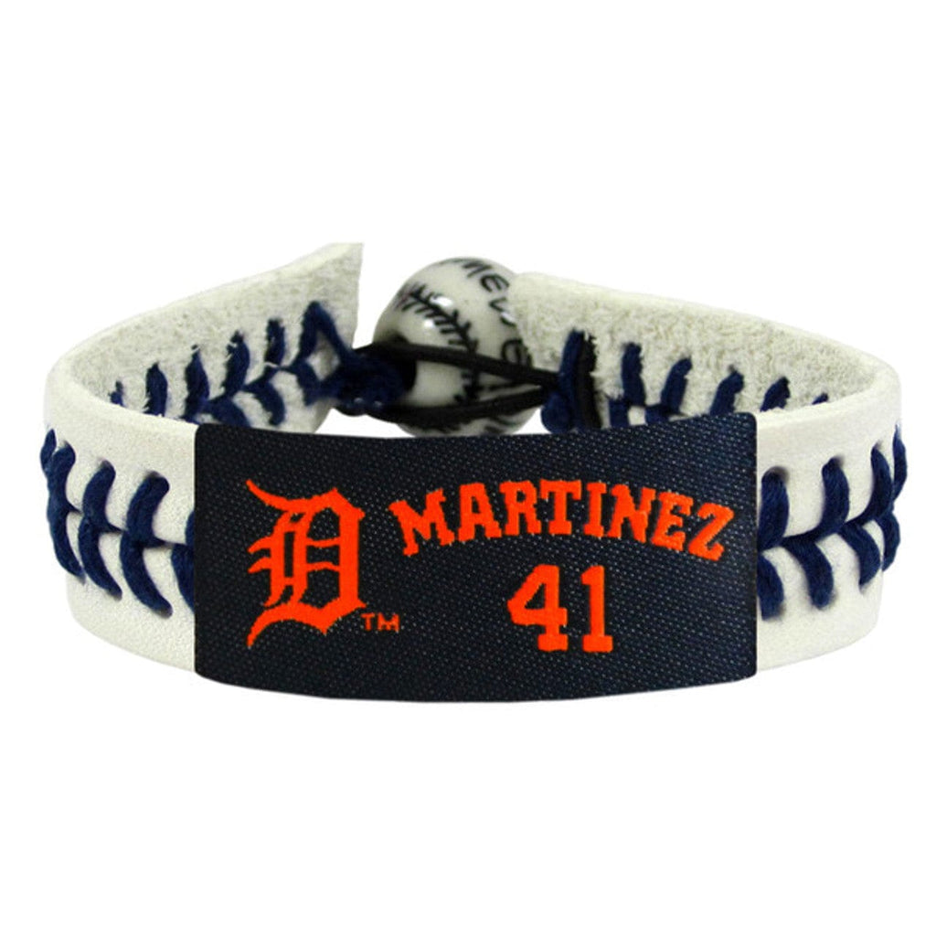 Detroit Tigers Detroit Tigers Bracelet Genuine Baseball Victor Martinez CO 844214047778