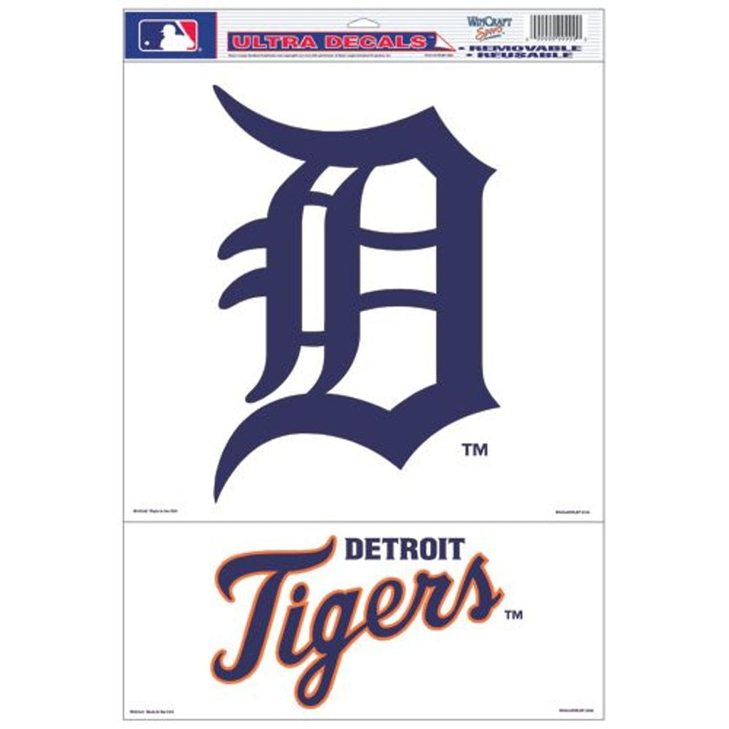 Decal 11x17 Multi Use Detroit Tigers Decal 11x17 Multi Use 032085144454