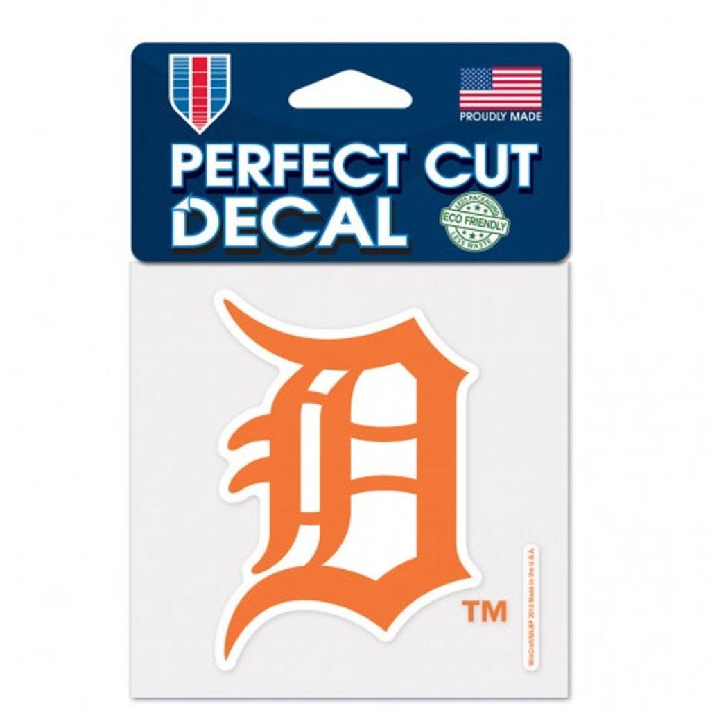 Decals Misc. Detroit Tigers Decal 4x4 Perfect Cut Orange 032085611000