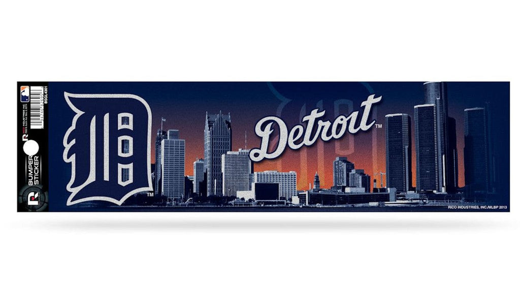 Decal Bumper Sticker Glitter Detroit Tigers Decal Bumper Sticker Glitter 094746826956