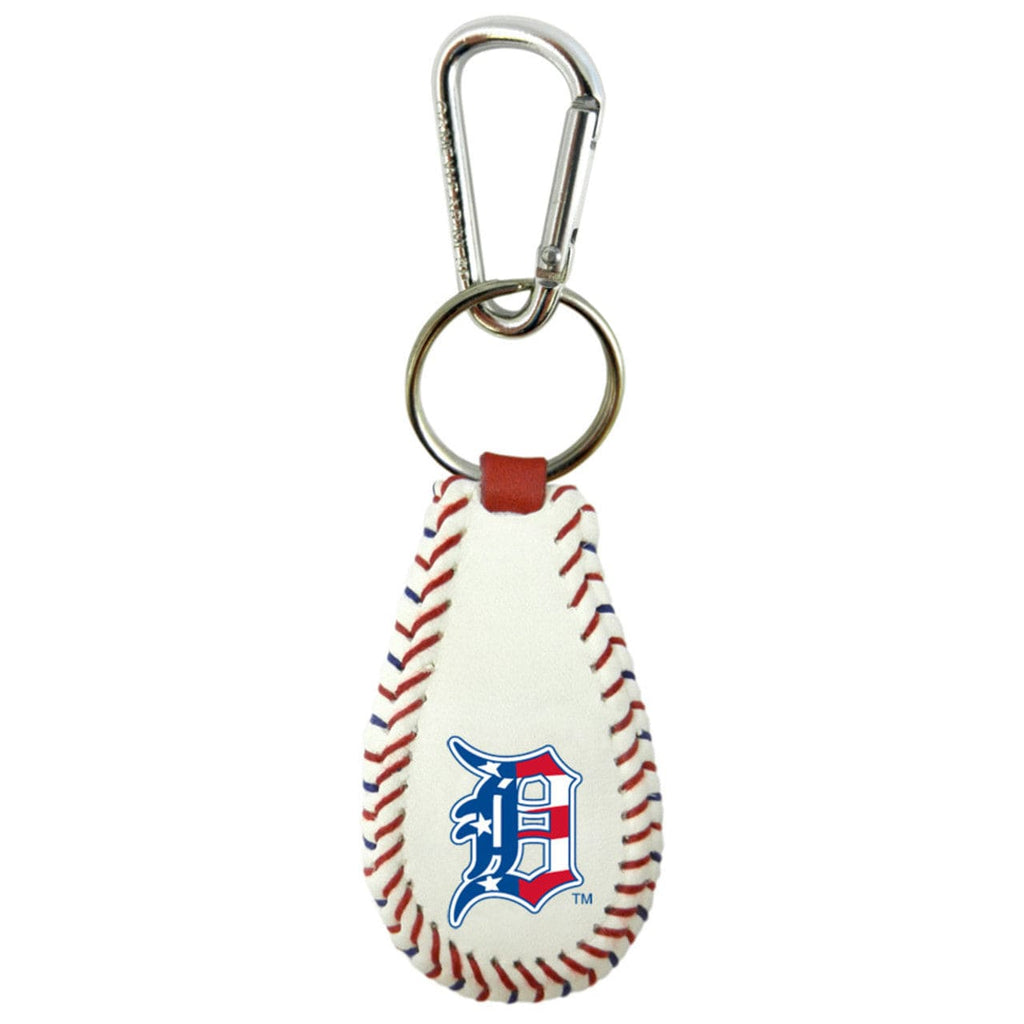 Detroit Tigers Detroit Tigers Keychain Baseball Stars and Stripes CO 844214021440