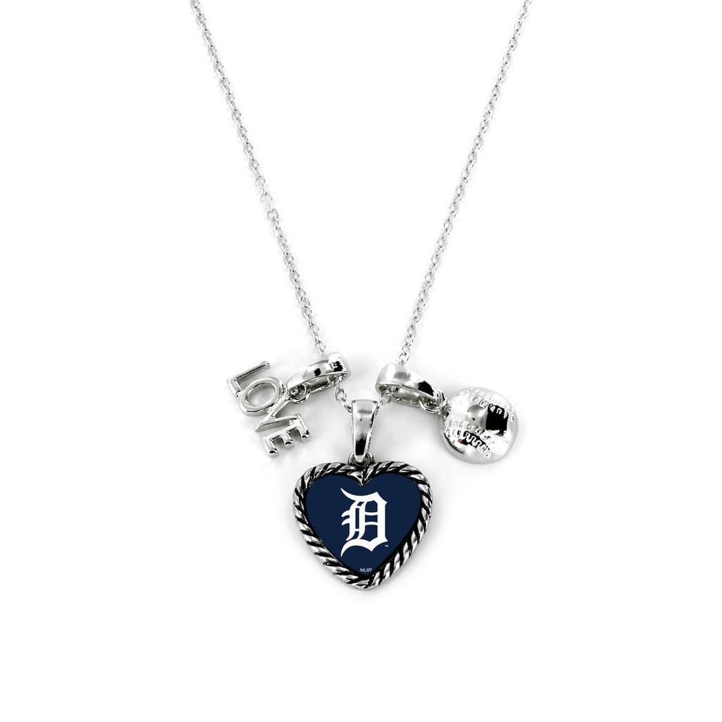 Jewelry Necklace Charm Detroit Tigers Necklace Charmed Sport Love Baseball - Special Order 763264778312