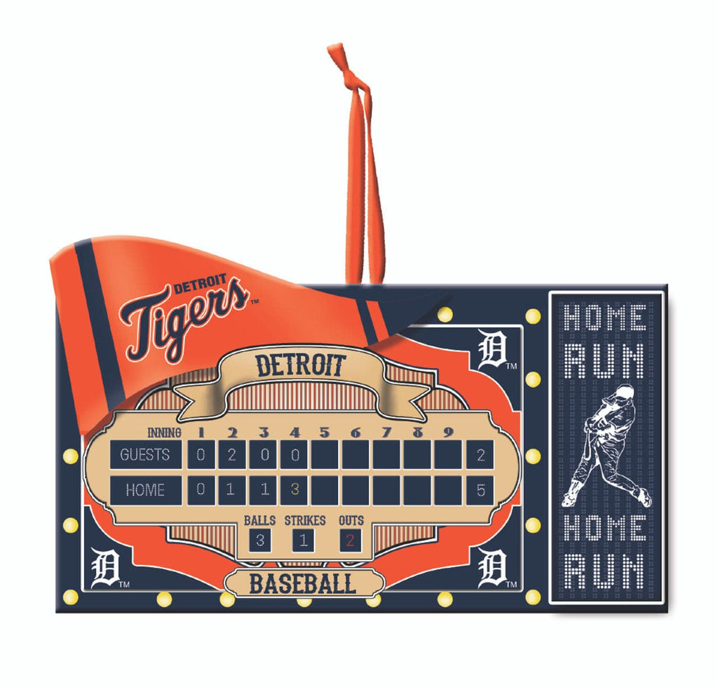 Holidays Detroit Tigers Ornament Scoreboard Design 808412319365