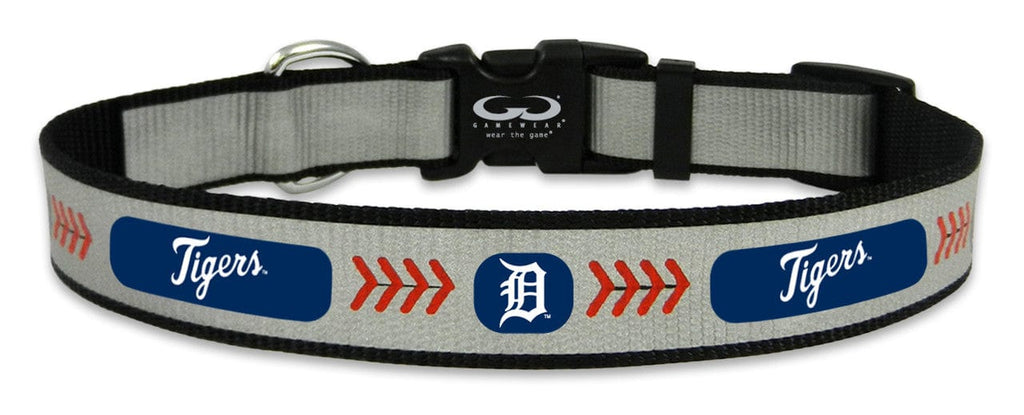 Detroit Tigers Detroit Tigers Pet Collar Reflective Baseball Size Medium CO 844214059153