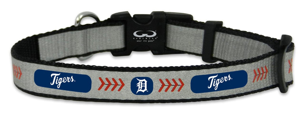 Detroit Tigers Detroit Tigers Pet Collar Reflective Baseball Size Small CO 844214059146