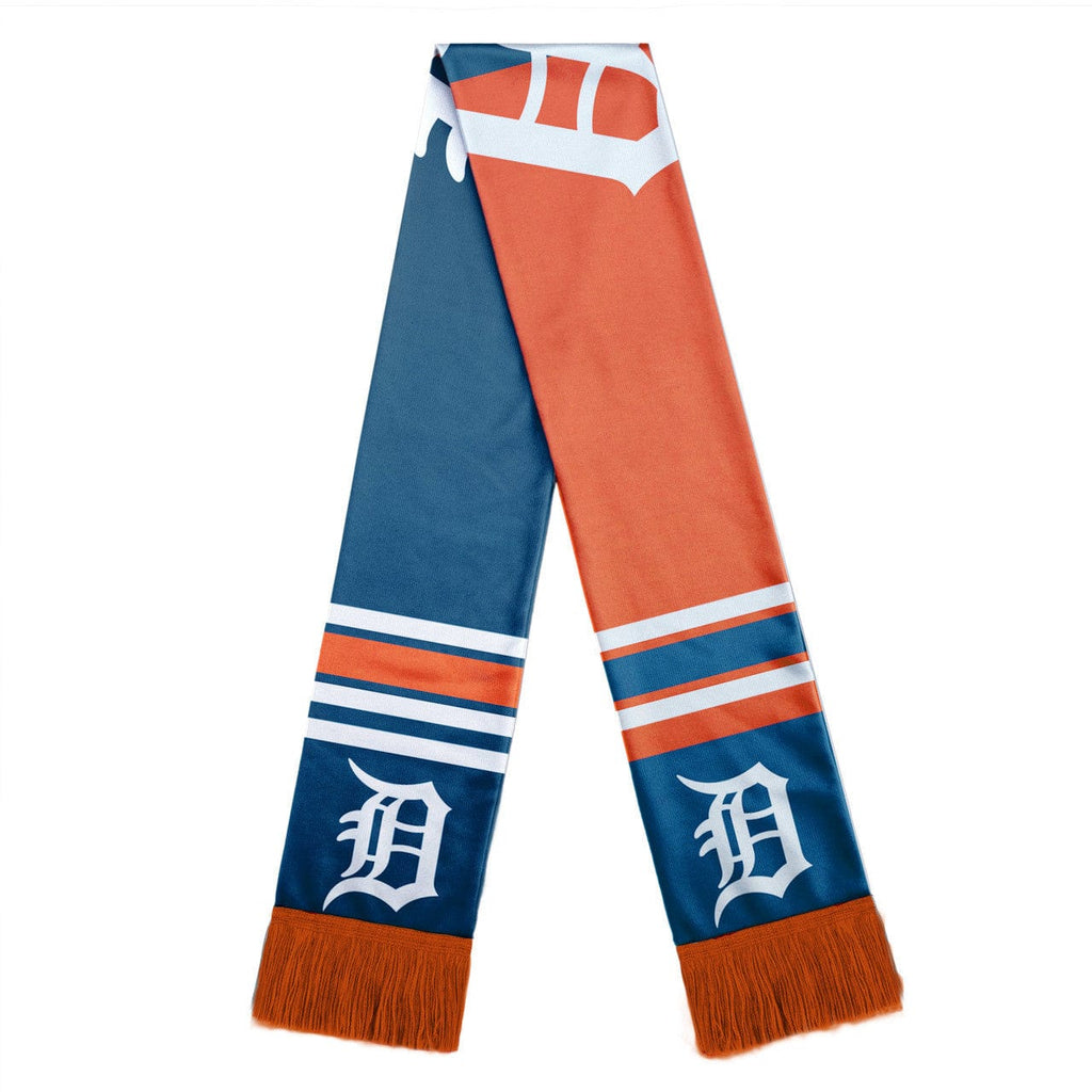 Scarf Colorblock Big Logo Style Detroit Tigers Scarf Colorblock Big Logo Design 191418968355