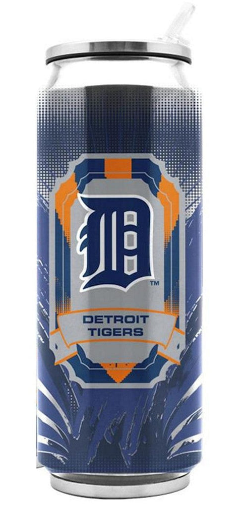 Drink Can 16.9 Steel Thermo Detroit Tigers Stainless Steel Thermo Can - 16.9 ounces - Special Order 094131071169