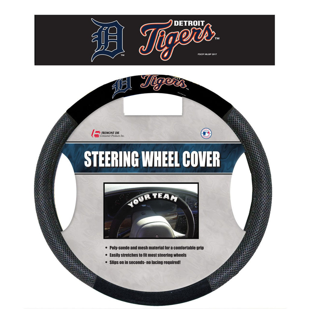 Detroit Tigers Detroit Tigers Steering Wheel Cover Mesh Style CO 023245685351