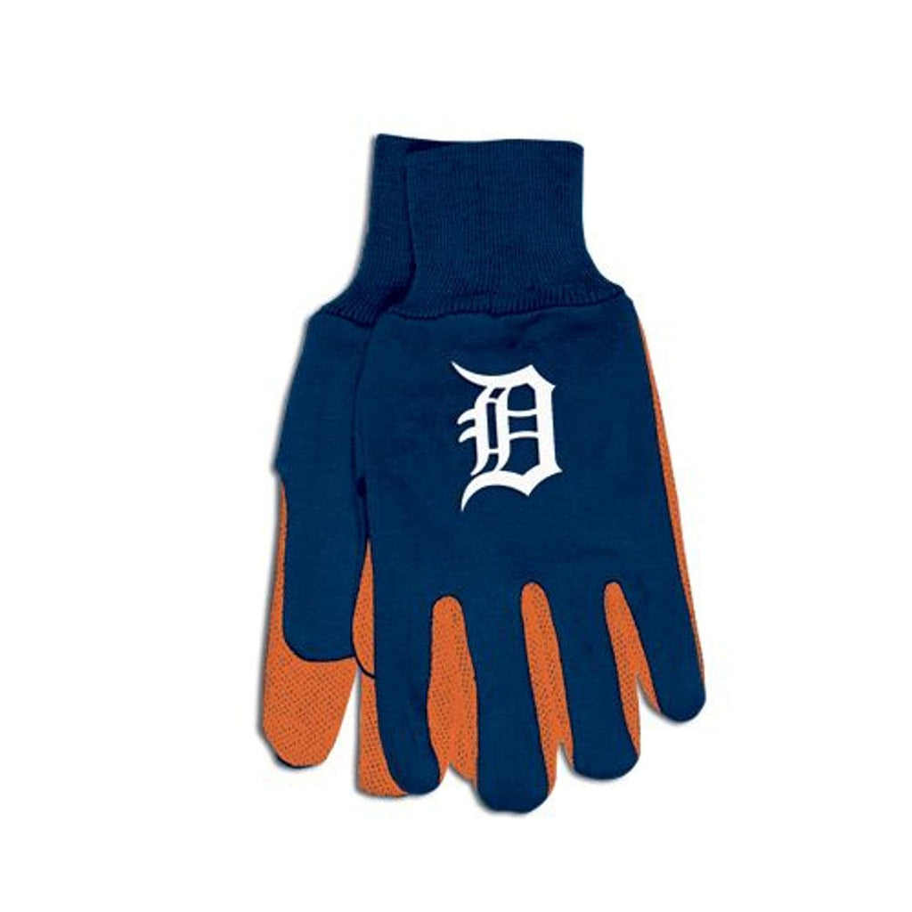 Gloves Detroit Tigers Two Tone Gloves - Adult Size 099606940681