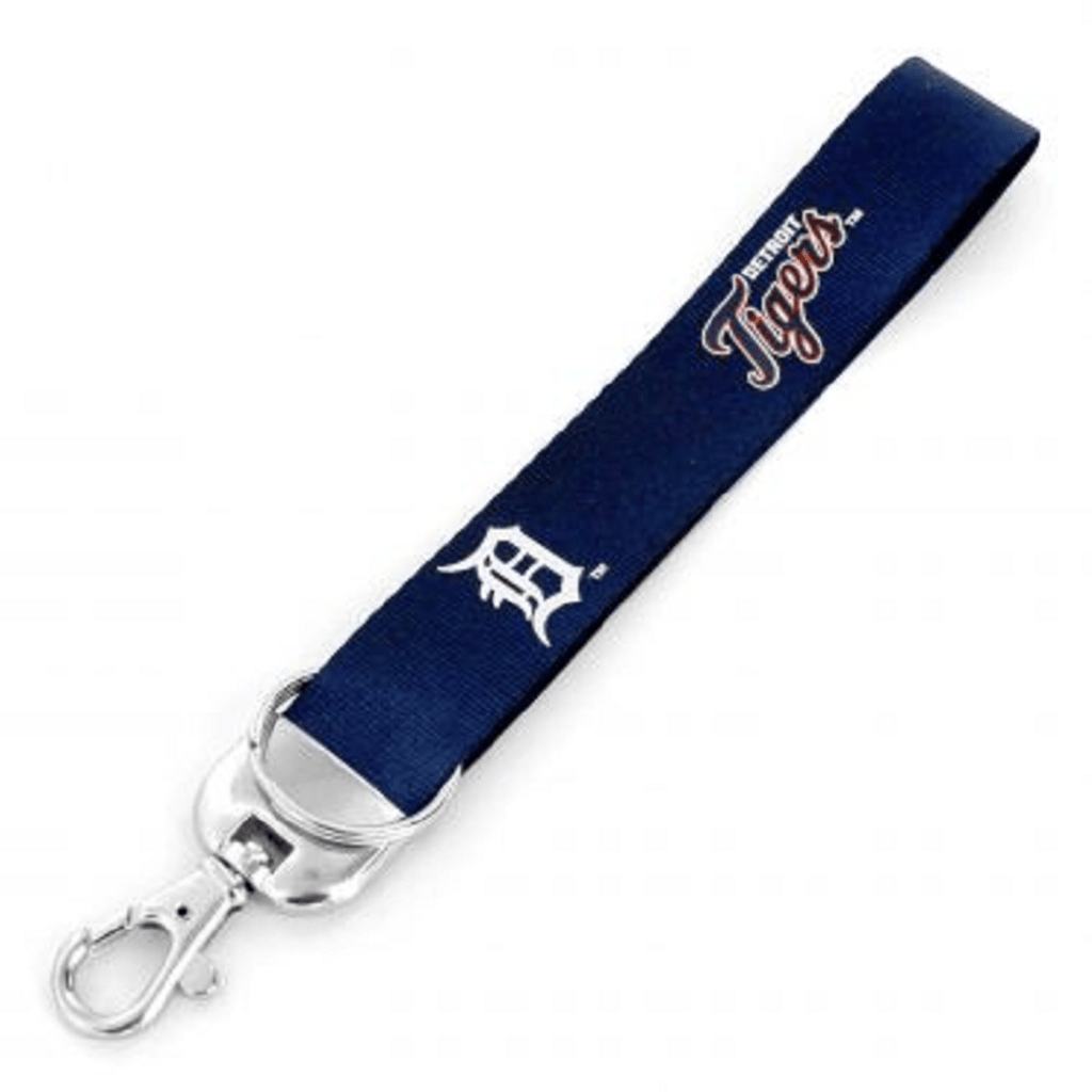 Lanyard Wristlets Detroit Tigers Wristlet Keychain Deluxe 763264580984