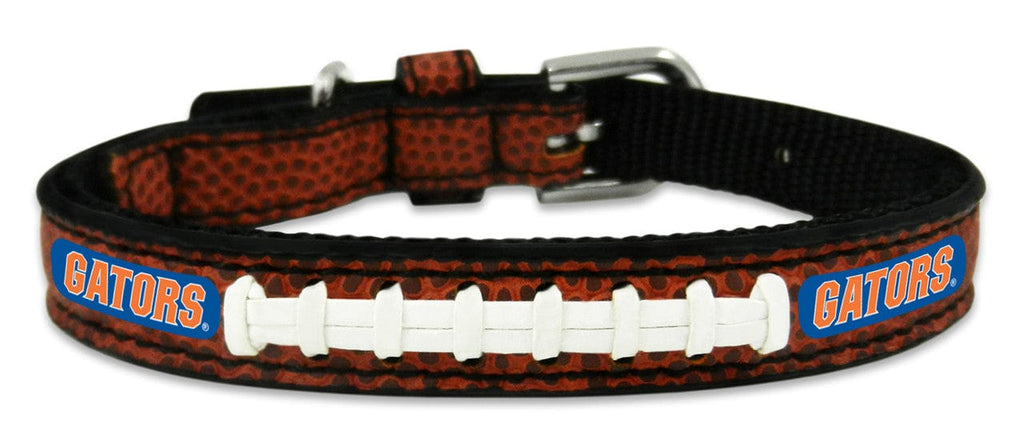 Florida Gators Florida Gators Pet Collar Classic Football Leather Size Toy CO 844214062436