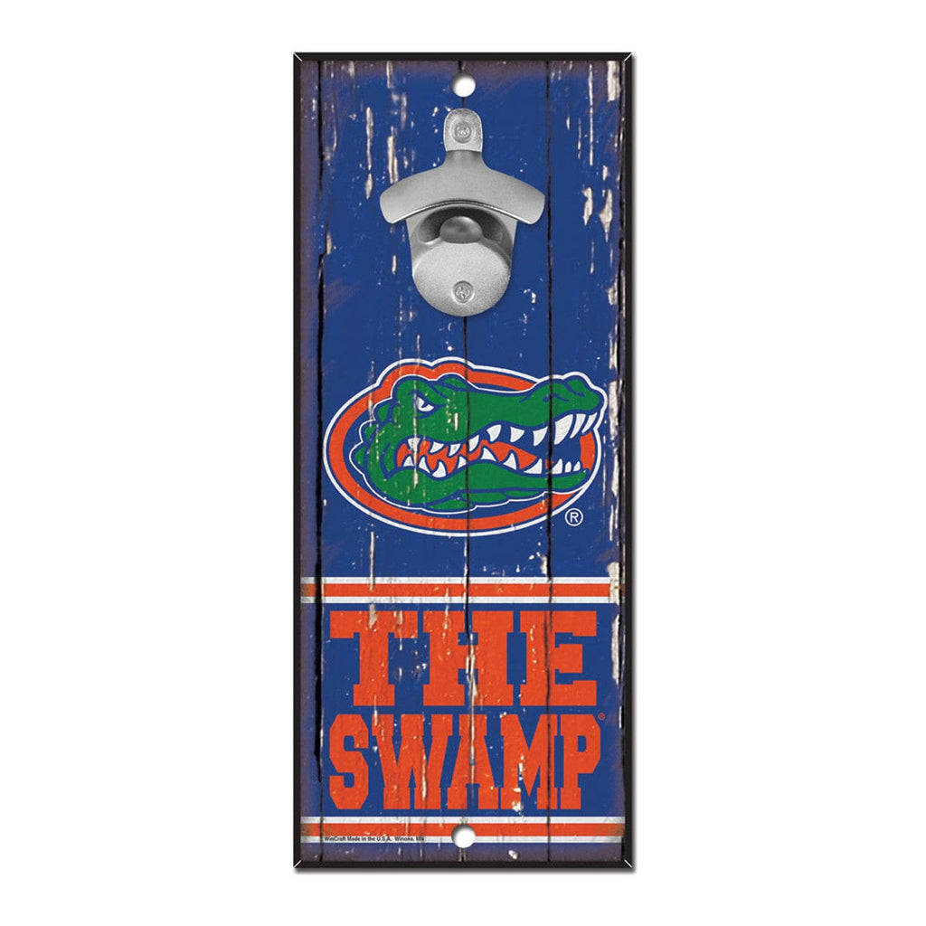 Sign 5x11 Bottle Opener Florida Gators Sign Wood 5x11 Bottle Opener 032085564399