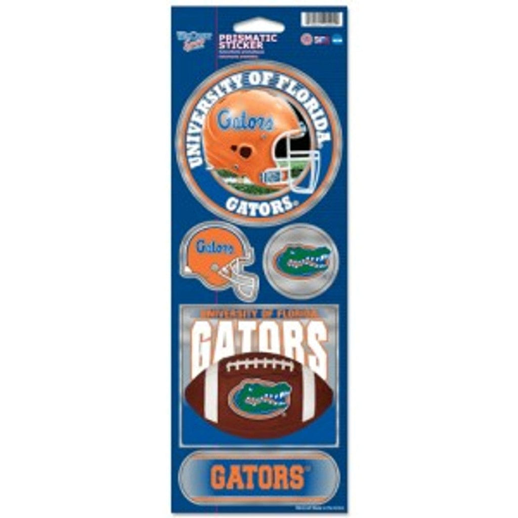 Decal 4x11 Die Cut Prismatic Florida Gators Stickers Prismatic 032085954299