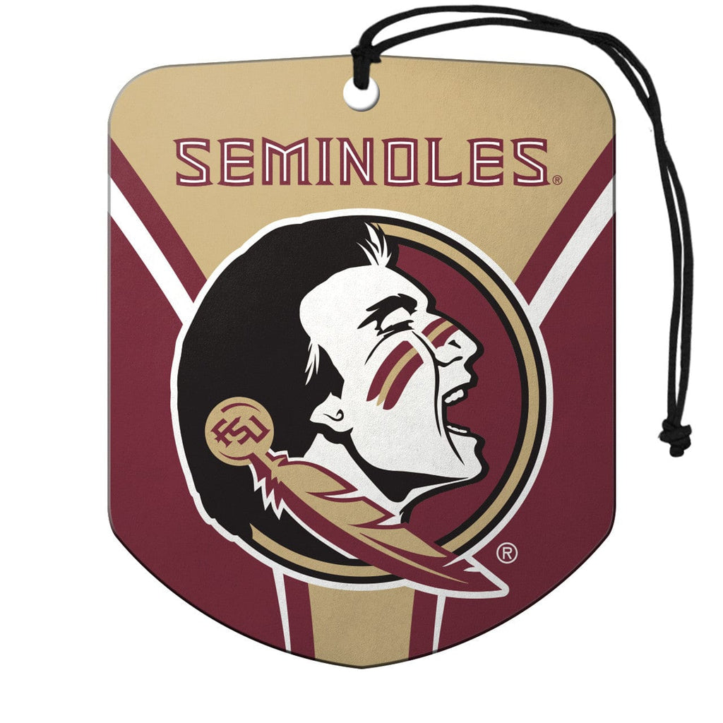 Air Fresheners Florida State Seminoles Air Freshener Shield Design 2 Pack 681620556193