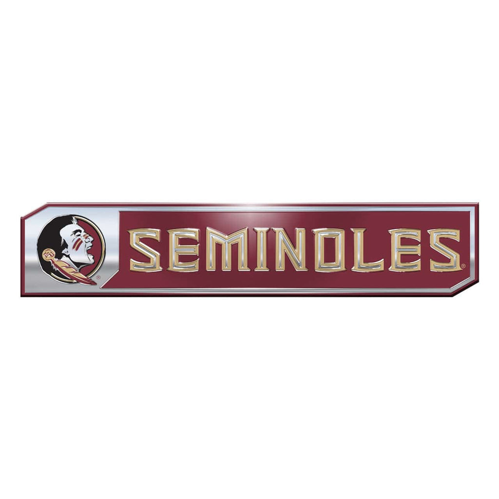 Auto Emblem Color Florida State Seminoles Auto Emblem Truck Edition 2 Pack 681620294194