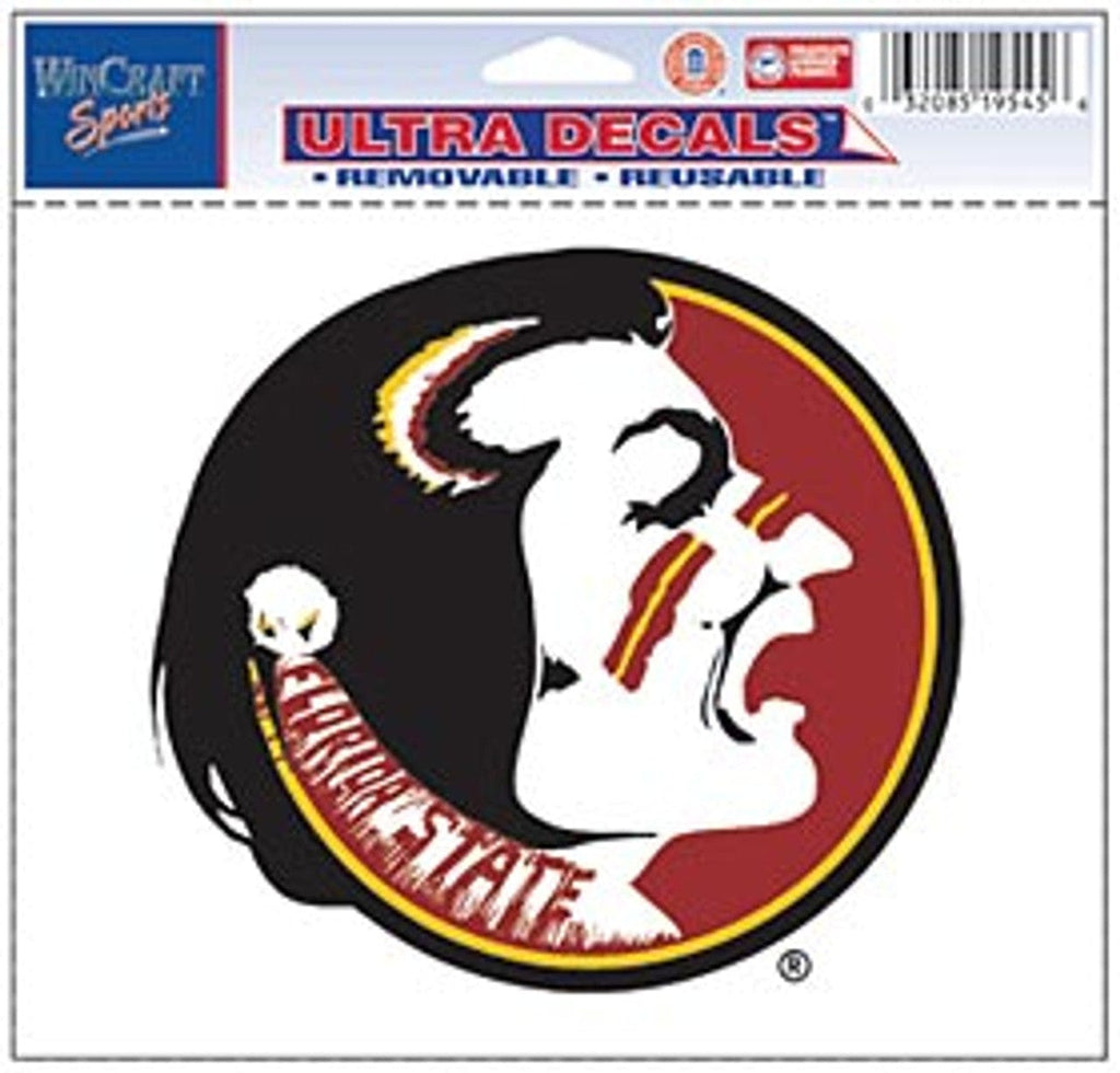 Decal 5x6 Multi Use Color Florida State Seminoles Decal 5x6 Ultra Color 032085195456