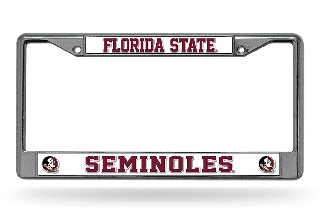 License Frame Chrome Florida State Seminoles License Plate Frame Chrome 767345318152