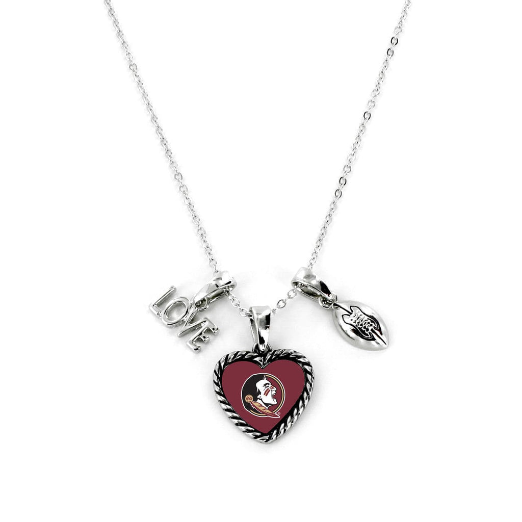Jewelry Necklace Charm Florida State Seminoles Necklace Charmed Sport Love Football - Special Order 763264778626