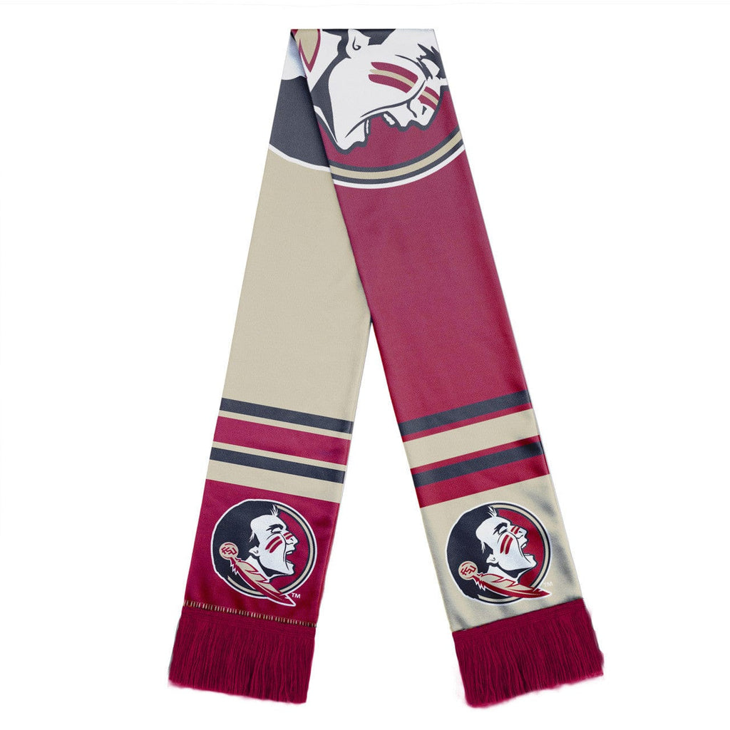 Scarf Colorblock Big Logo Style Florida State Seminoles Scarf Colorblock Big Logo Design 191418968393